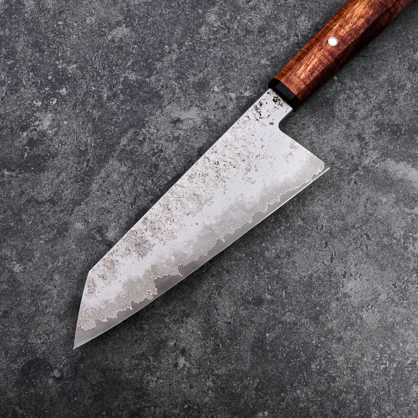 Bunka 163mm Nickel Damascus SanMai 1.2210 – view 6