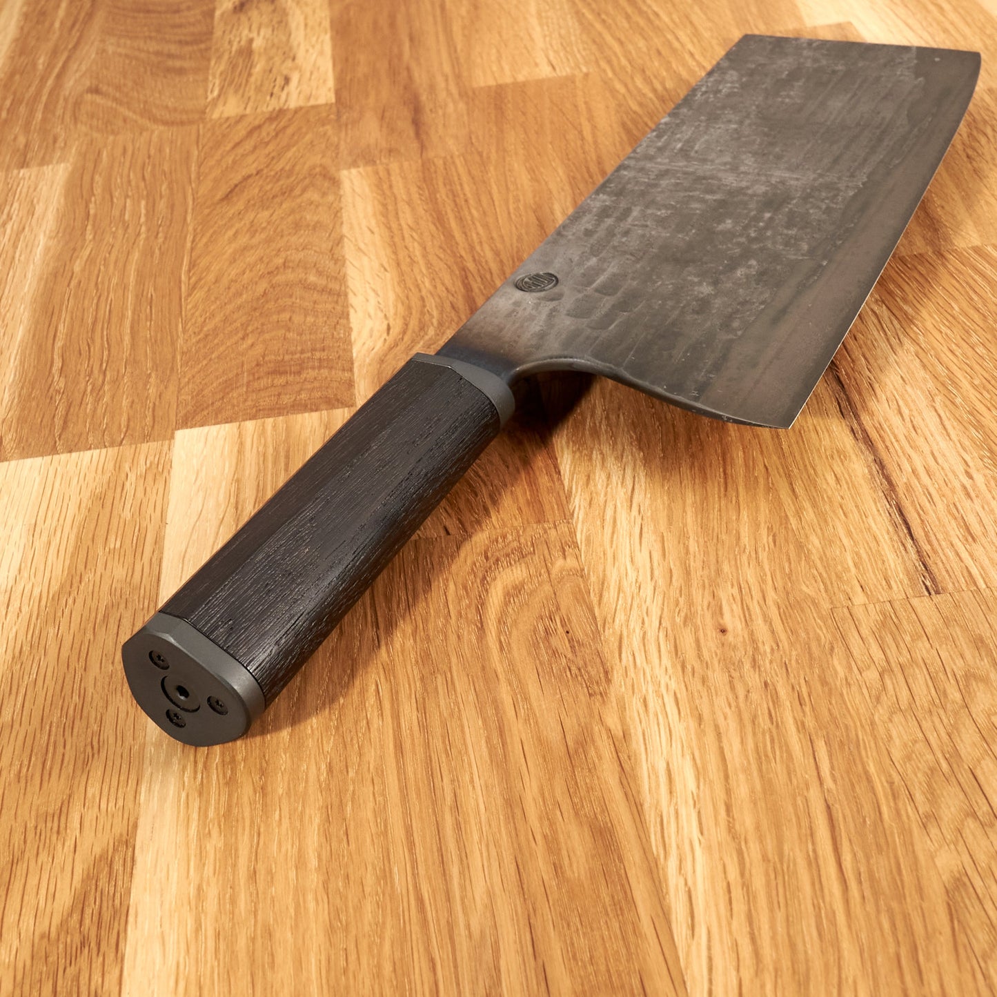 Cleaver 200mm X 80mm 'Wave' texture, Blacked Out – view 8
