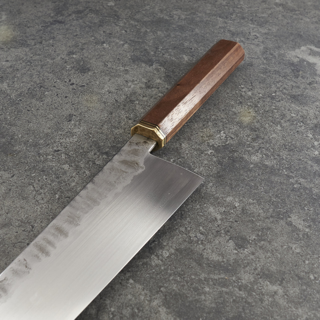 Fredrik Spåre Gyuto 220mm 2092 (52100) Nashiji with Saya - Handle