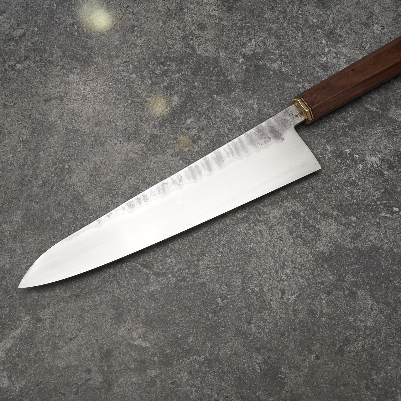 Fredrik Spåre Gyuto 220mm 2092 (52100) Nashiji with Saya - Profile