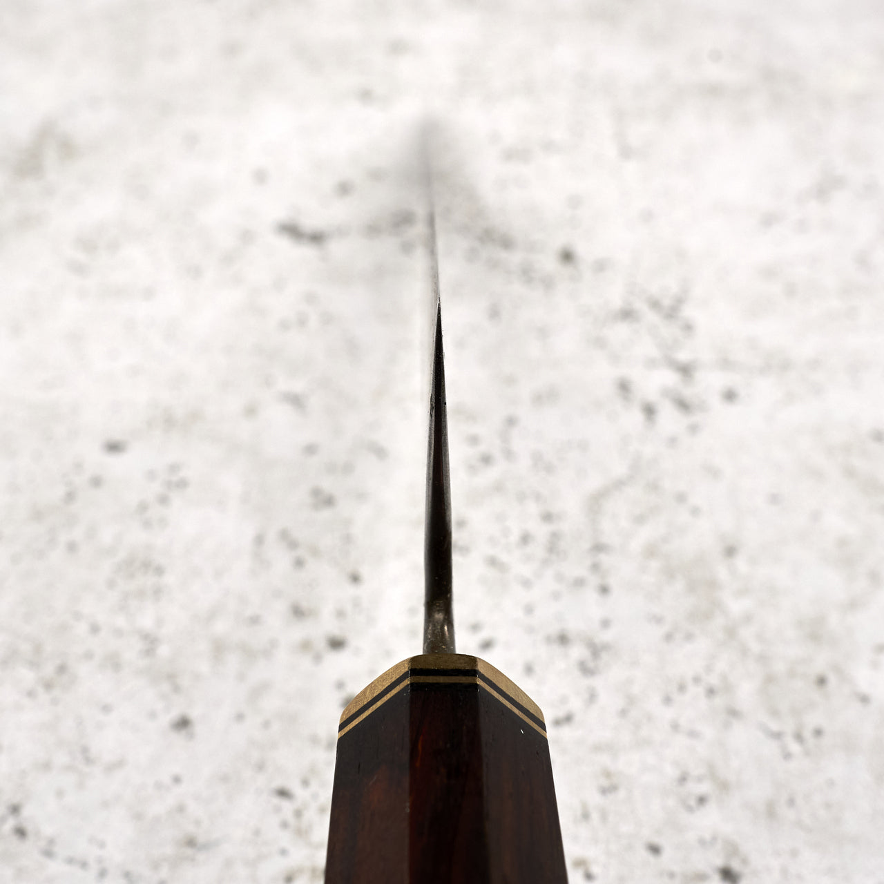 Fredrik Spåre Gyuto 220mm Damascus 1.2419 15n20 Cocobolo with Saya - Choil