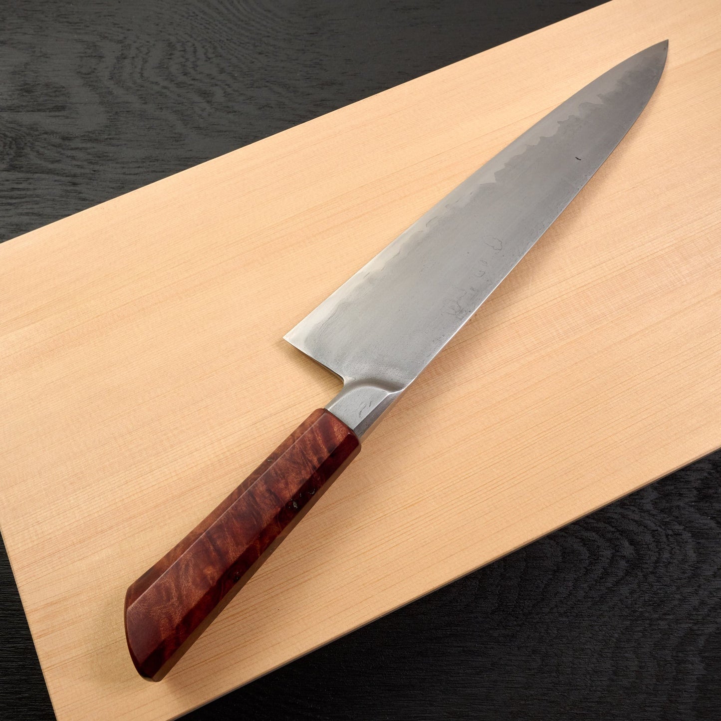 Gyuto 240mm Wrought Iron & Apex Ultra SanMai – view 7