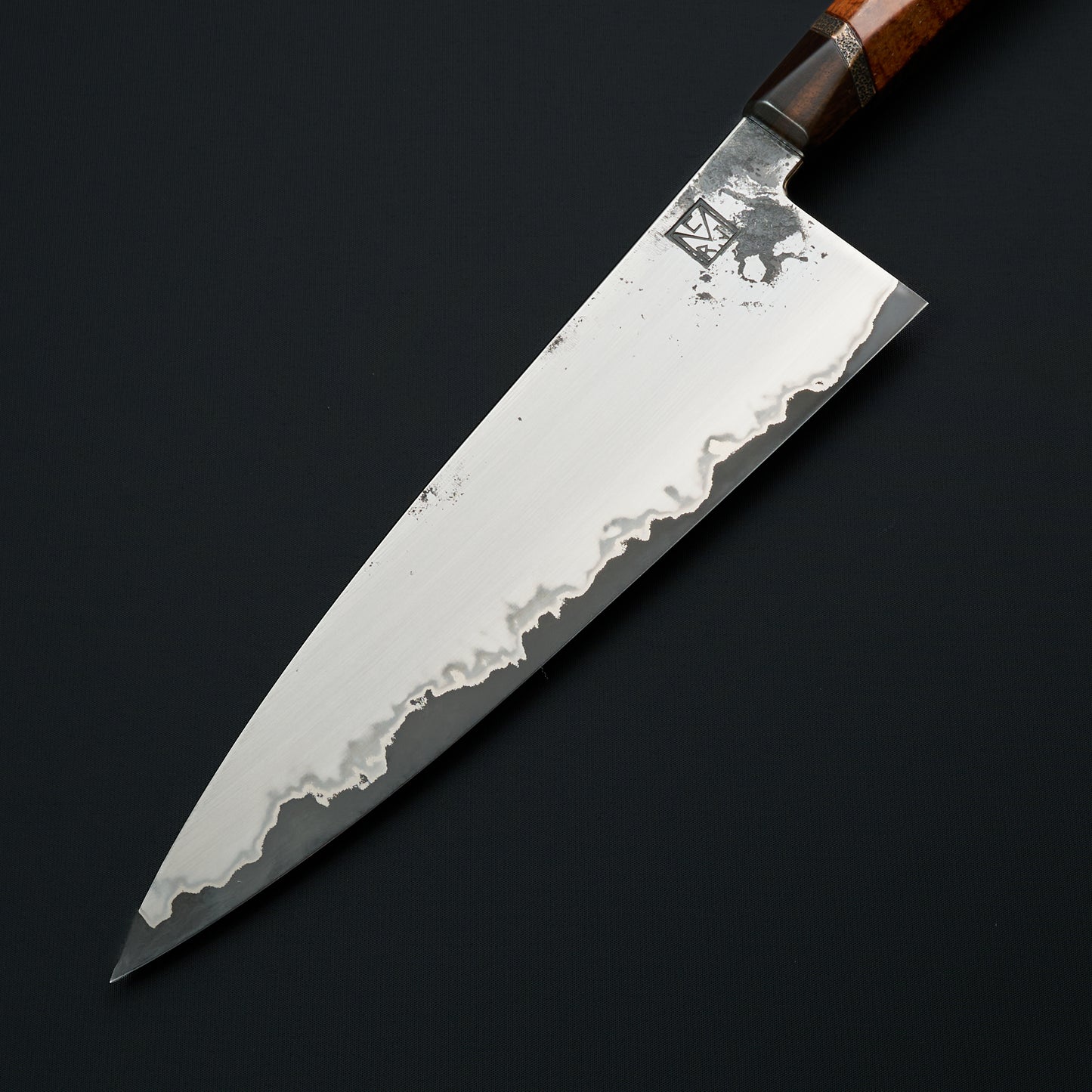 Gyuto 245mm Aogami Super Stainless GoMai Ebony & Bronze Signature Series