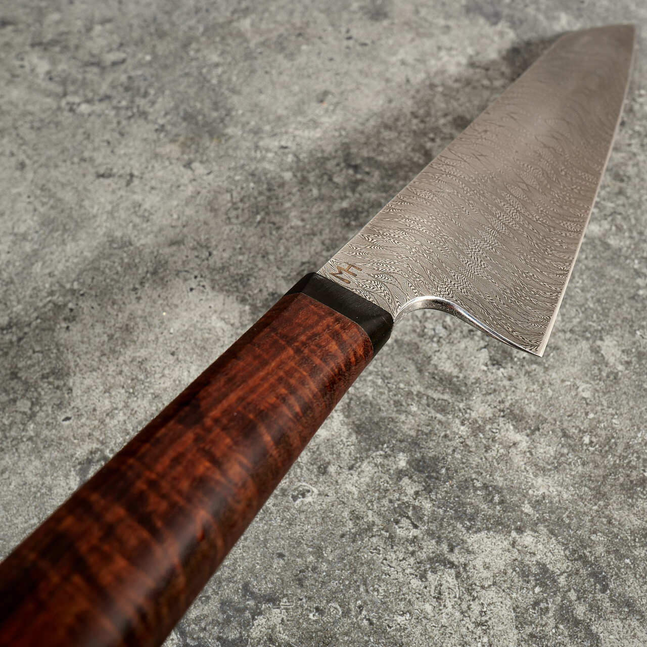 Martin Huber Gyuto 240mm & Petty 100mm "X" Mosaic Damascus Set - Choil