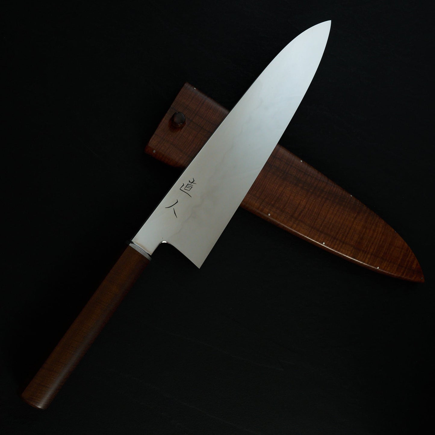Isa Smedjan X Myojin Gyuto 245mm Spicy White, Western Myall & Stainless Steel – view 8