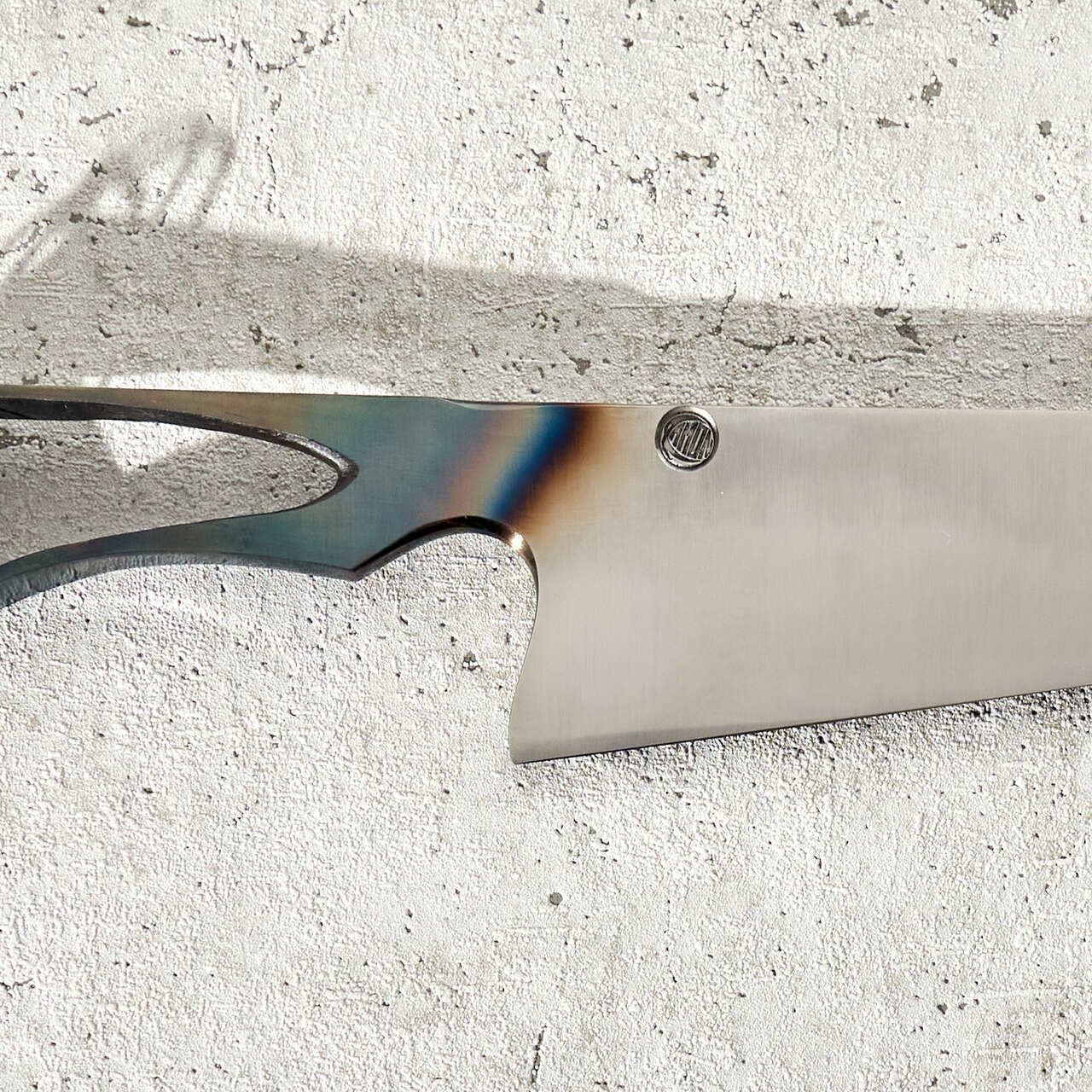 Kamon Knives Monosteel Integral Gyuto 260mm Walkschliff - Choil