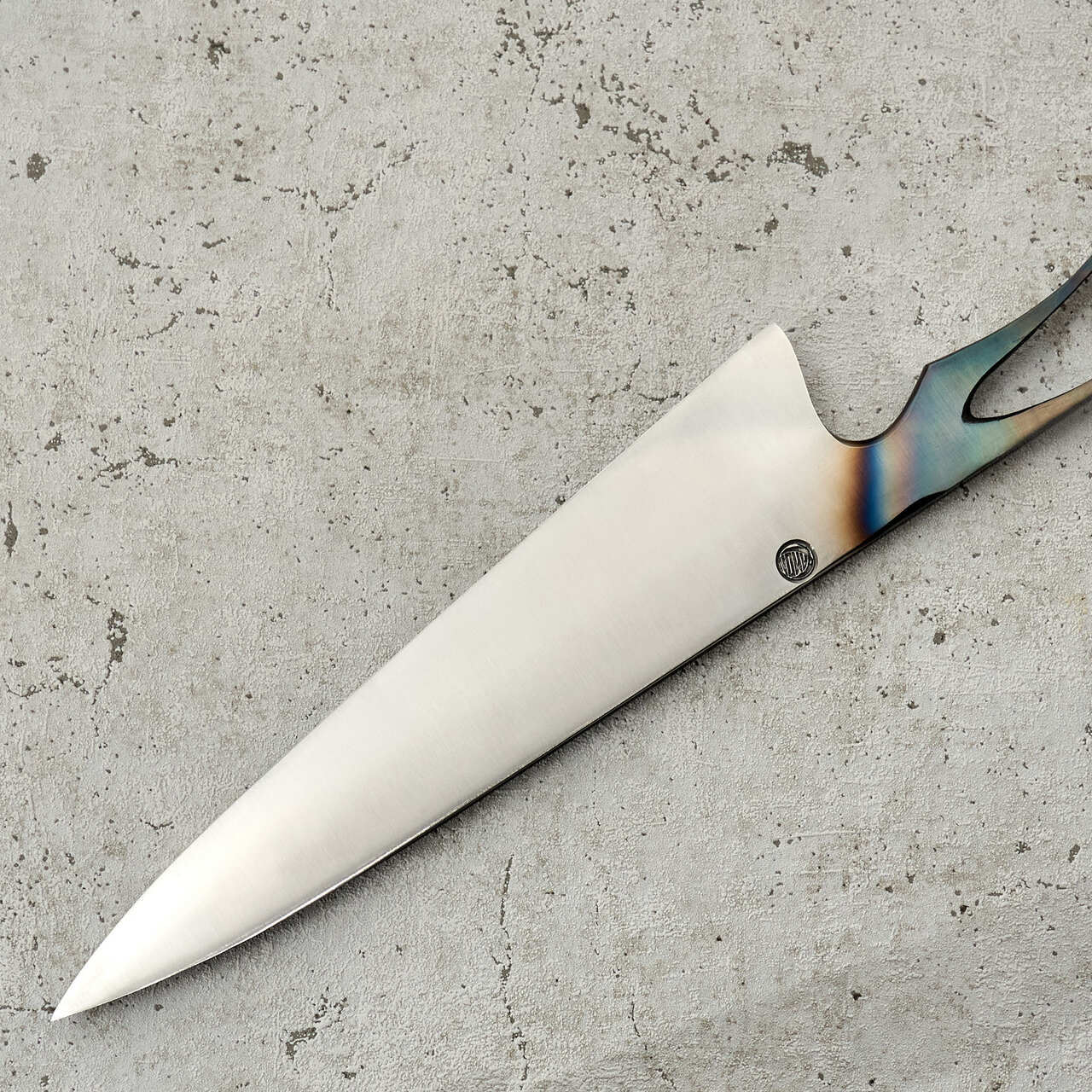 Kamon Knives Monosteel Integral Gyuto 260mm Walkschliff - Profile