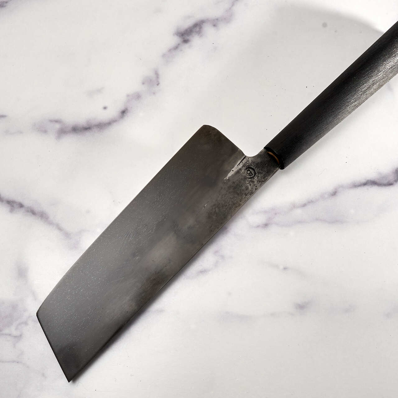 Oblivion Blades 170mm Nakiri OB Wootz with Composite Handle - Profile