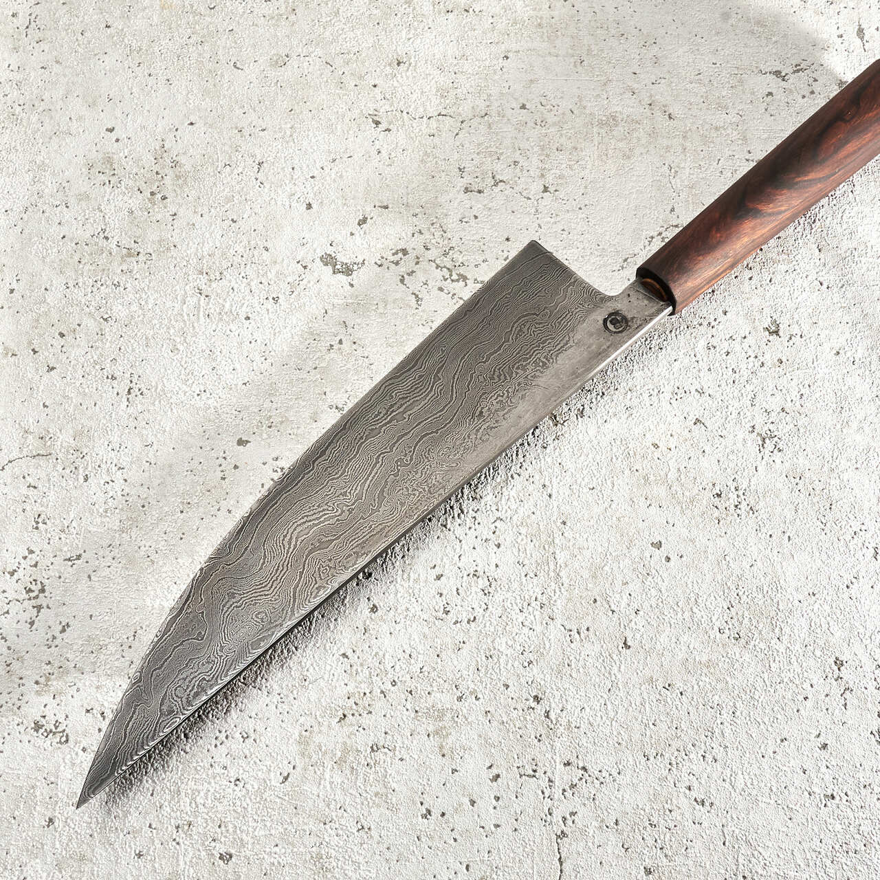 Oblivion Blades 240mm Gyuto 120 Layer Damascus Ironwood Handle - Profile