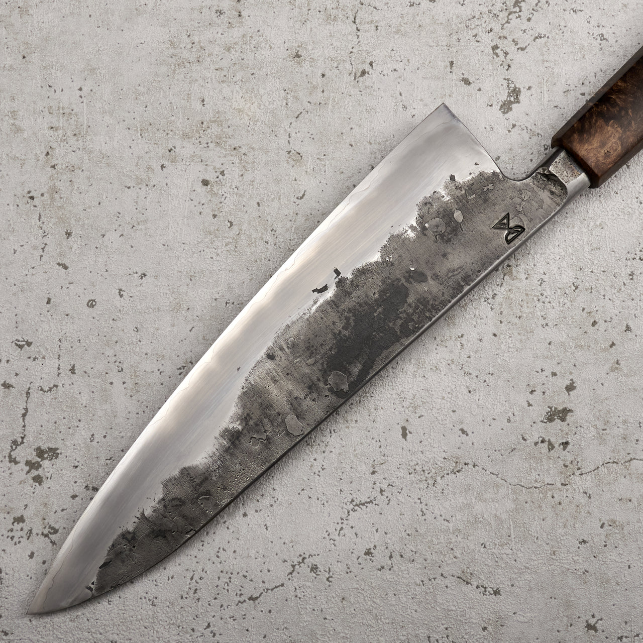 Radiona Breg Gyuto 250mm 1.2562 Kasumi San Mai "The Beast" - Profile