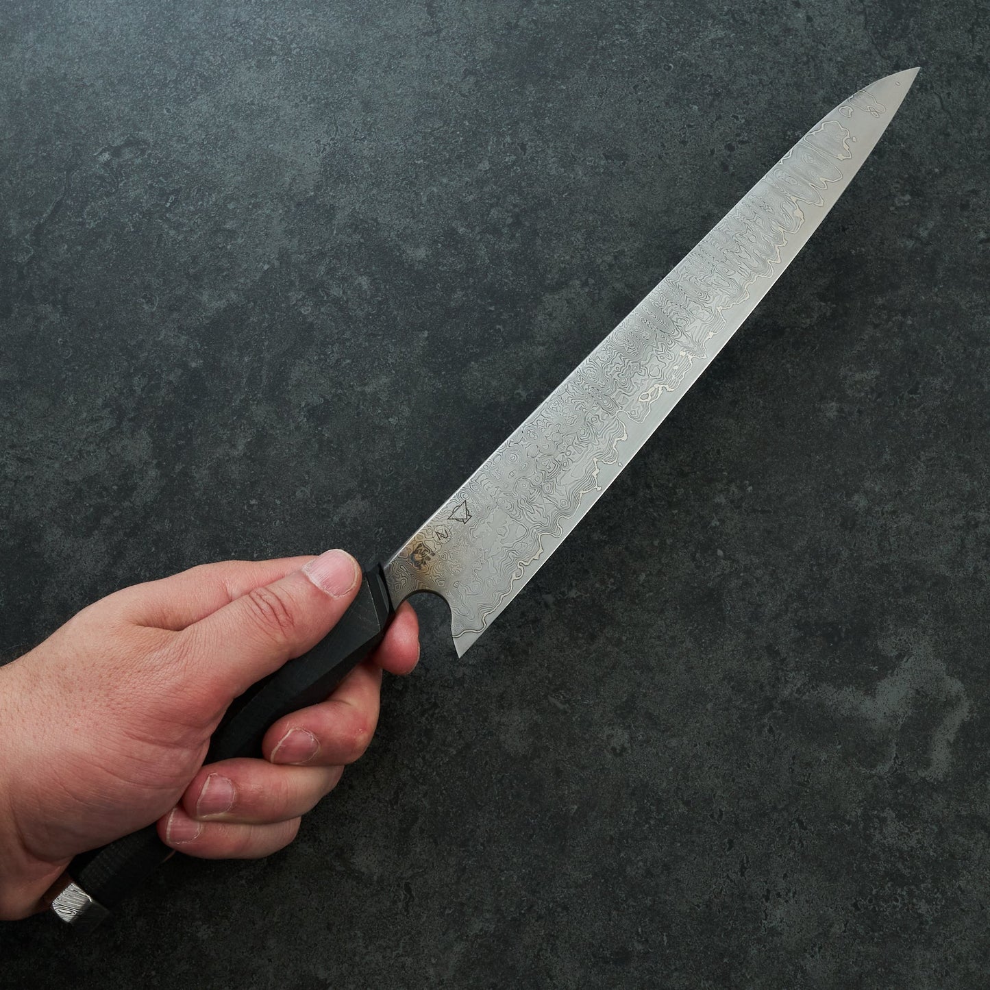 Sujihiki 265mm 'Foighne' Damasteel Concentric & Apex Ultra – view 8