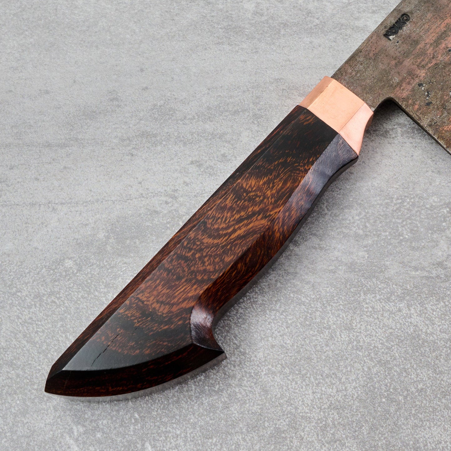 Gyuto 230mm Copper Etched Wrought SanMai SheffCut Core – view 6