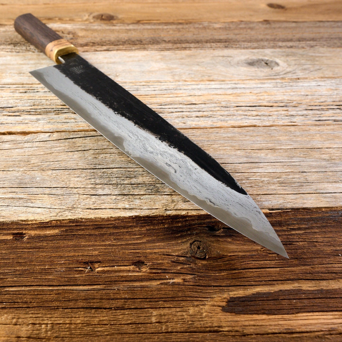 Classic Wrought Gyuto – handle detail