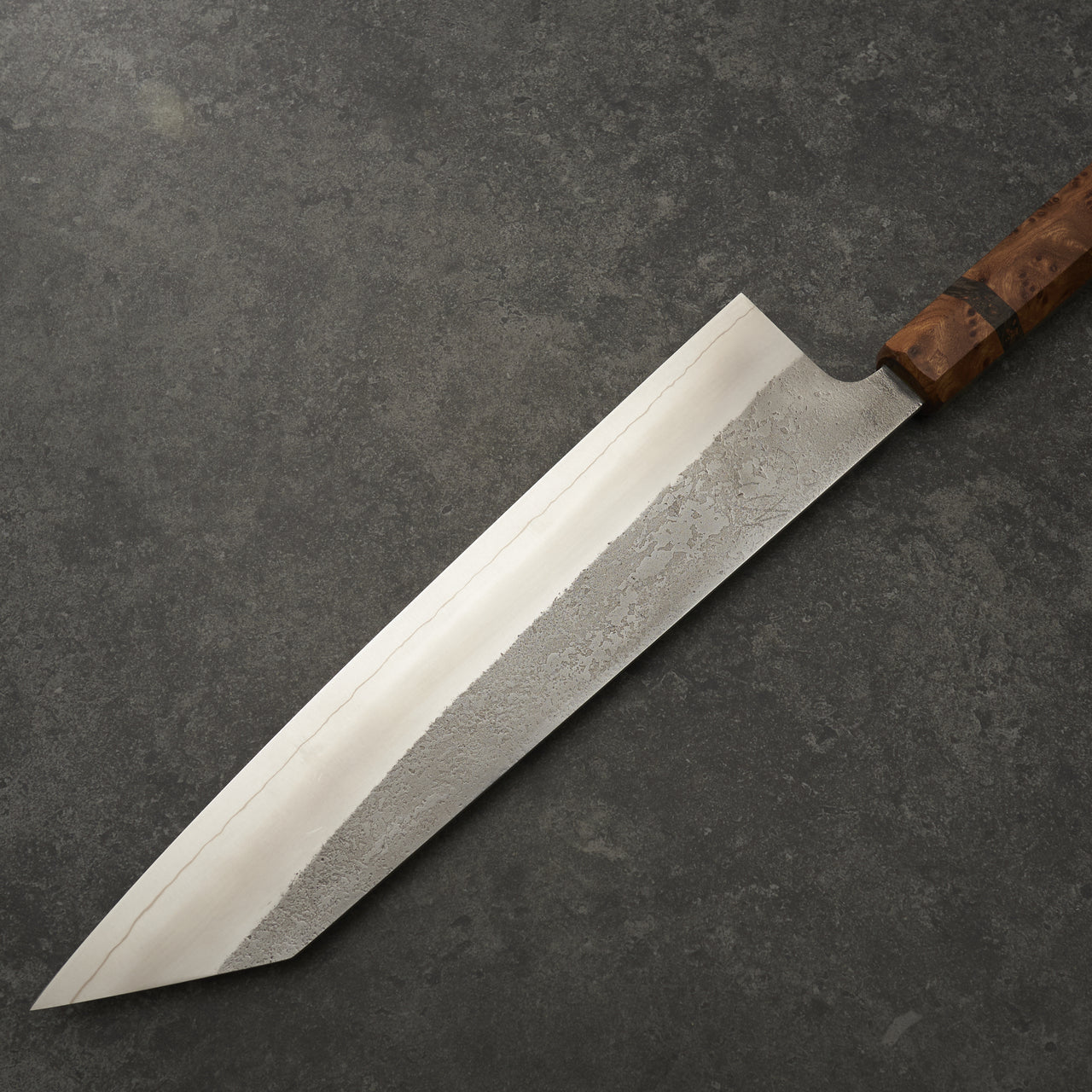 Yoshikane X Isasmedjan SKD Kiritsuke 240mm Custom Handle - Profile