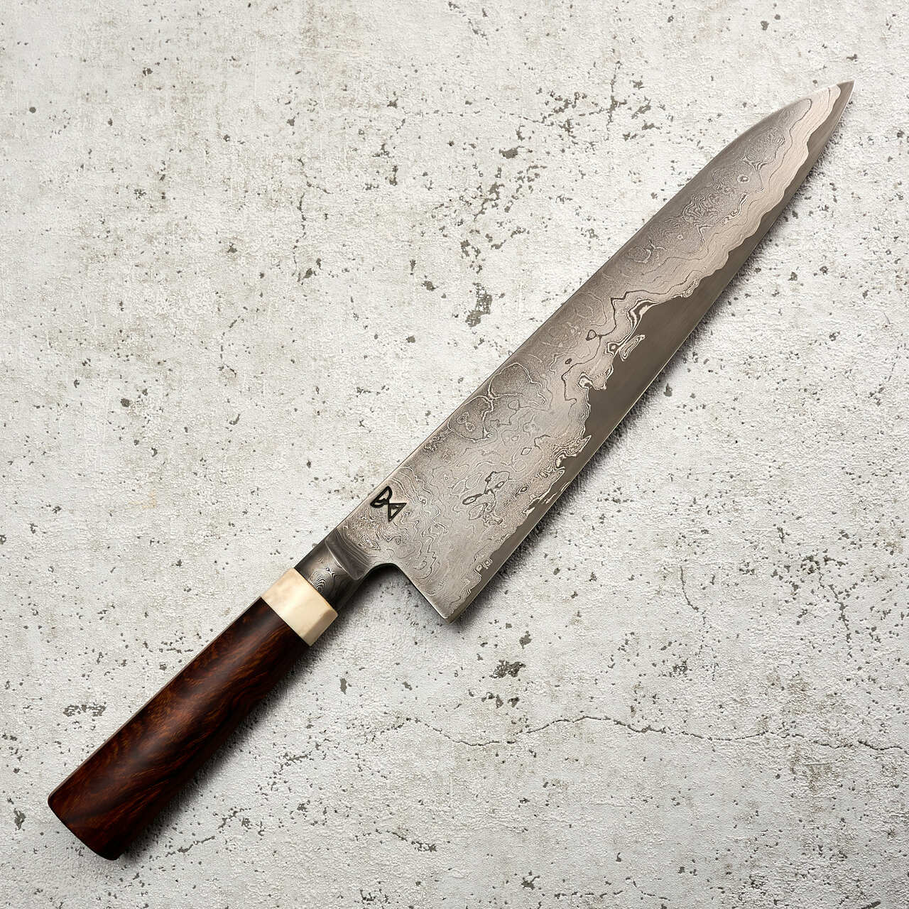 Radiona Breg Gyuto 250mm 1.2562 Damascus Clad Integral - Blade