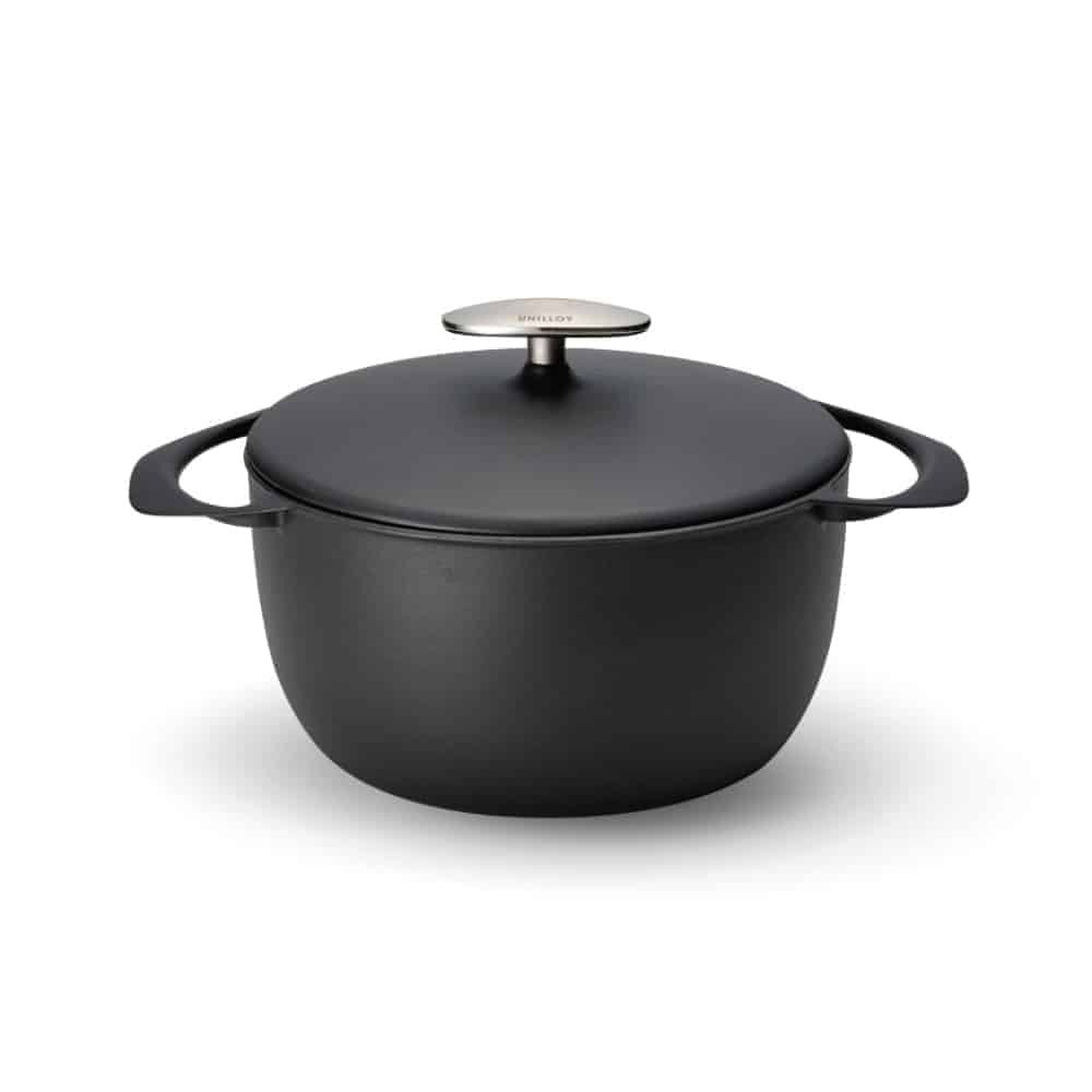 Unilloy Deep Casserole 20cm Charcoal