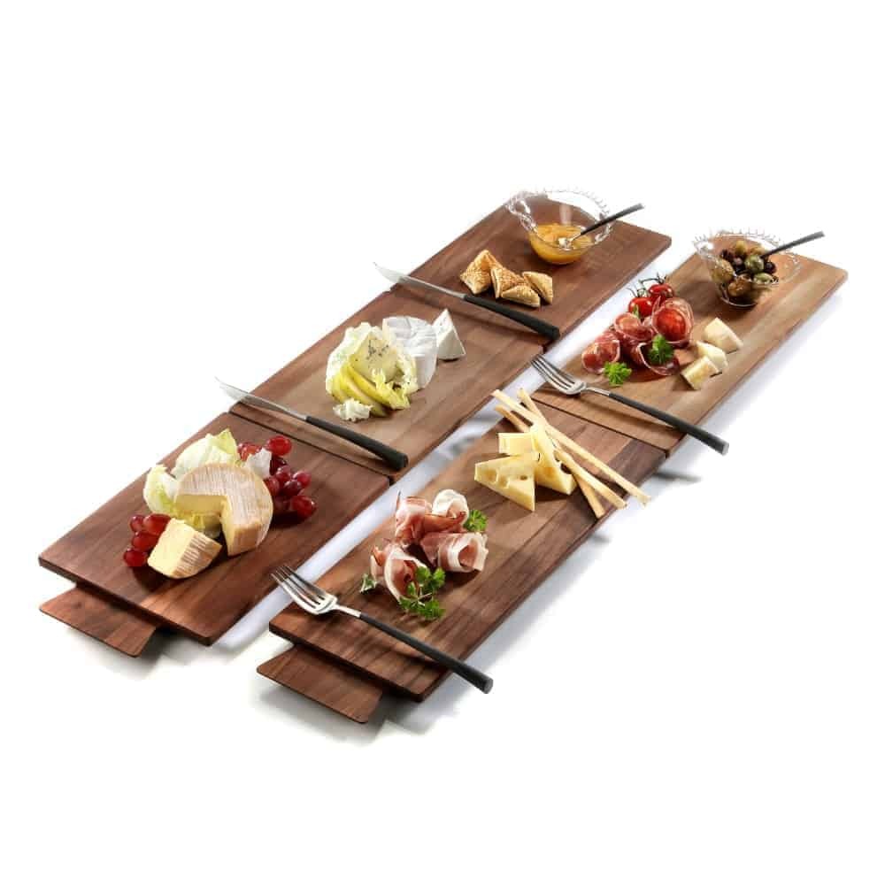Zieher Connect Wooden Serving Boards Walnut Lifestyle 2