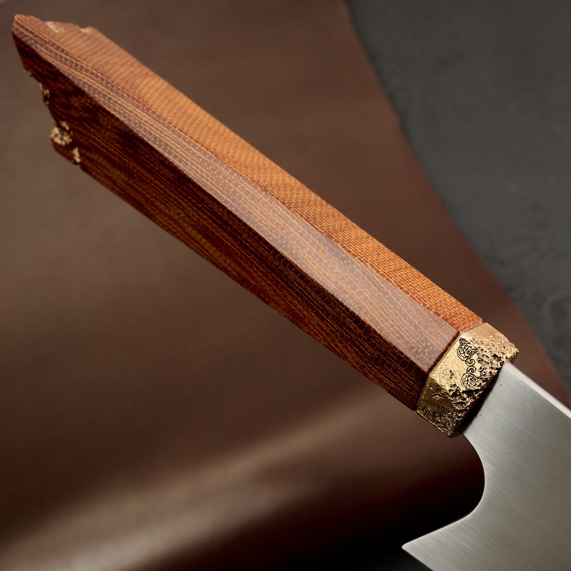 Adonis X Karyś Gyuto 220mm 1.2419.05 – blade close-up