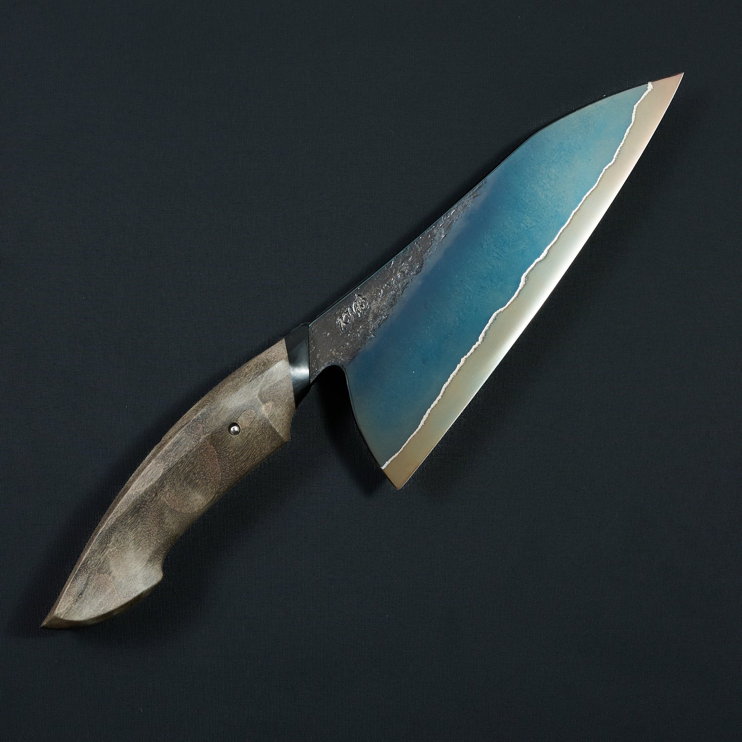 Bloomfield, Hazenberg & Bauer Chef Knife Black Mirror Apex SanMai Takedown