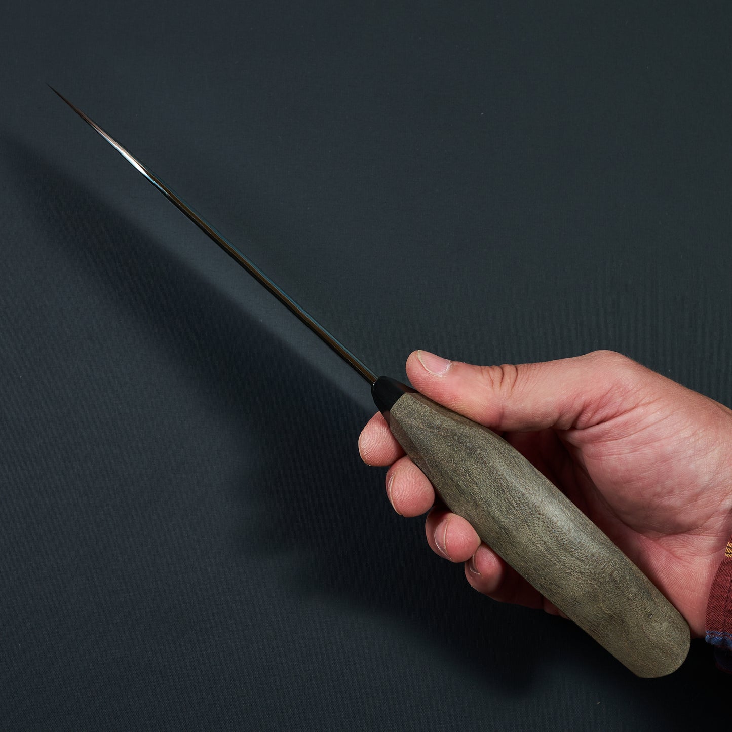 Bloomfield, Hazenberg & Bauer Chef Knife Black Mirror Apex SanMai Takedown – handle detail