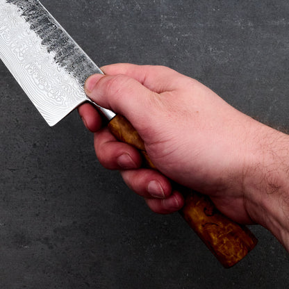 Bocuse D'Or Damasteel Gyuto 250mm Integral – side profile