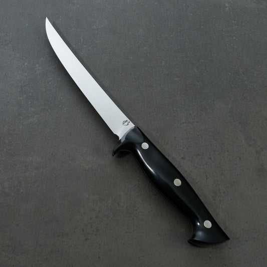 Boning Knife 160mm AEB-L Orbital Double Black Canvas Micarta & Stainless Steel