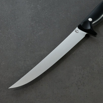 Boning Knife 160mm AEB-L Orbital Double Black Canvas Micarta & Stainless Steel – handle detail