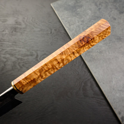 Bread Knife Sword 350mm Damascus – handle detail