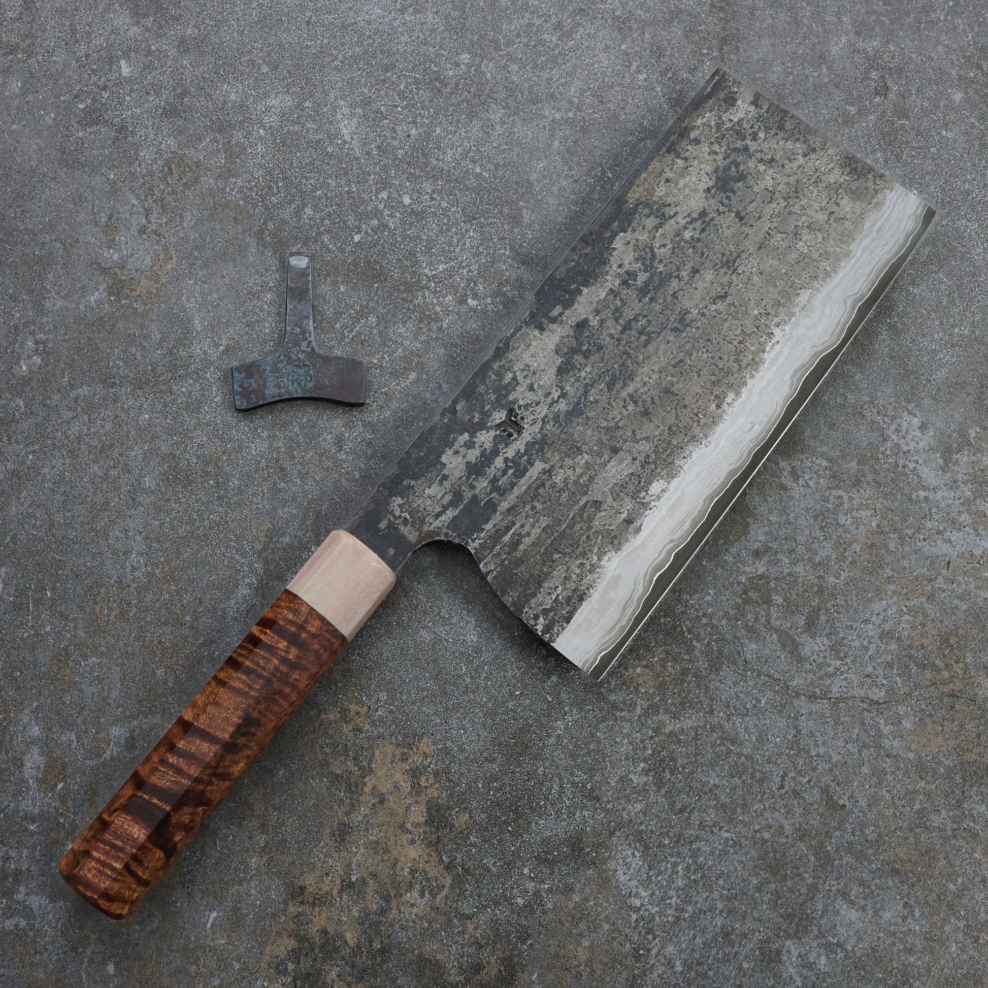 Brook Turner X Isa Smedjan Cleaver 210mm X 100mm Blackwood & Horn Take Down