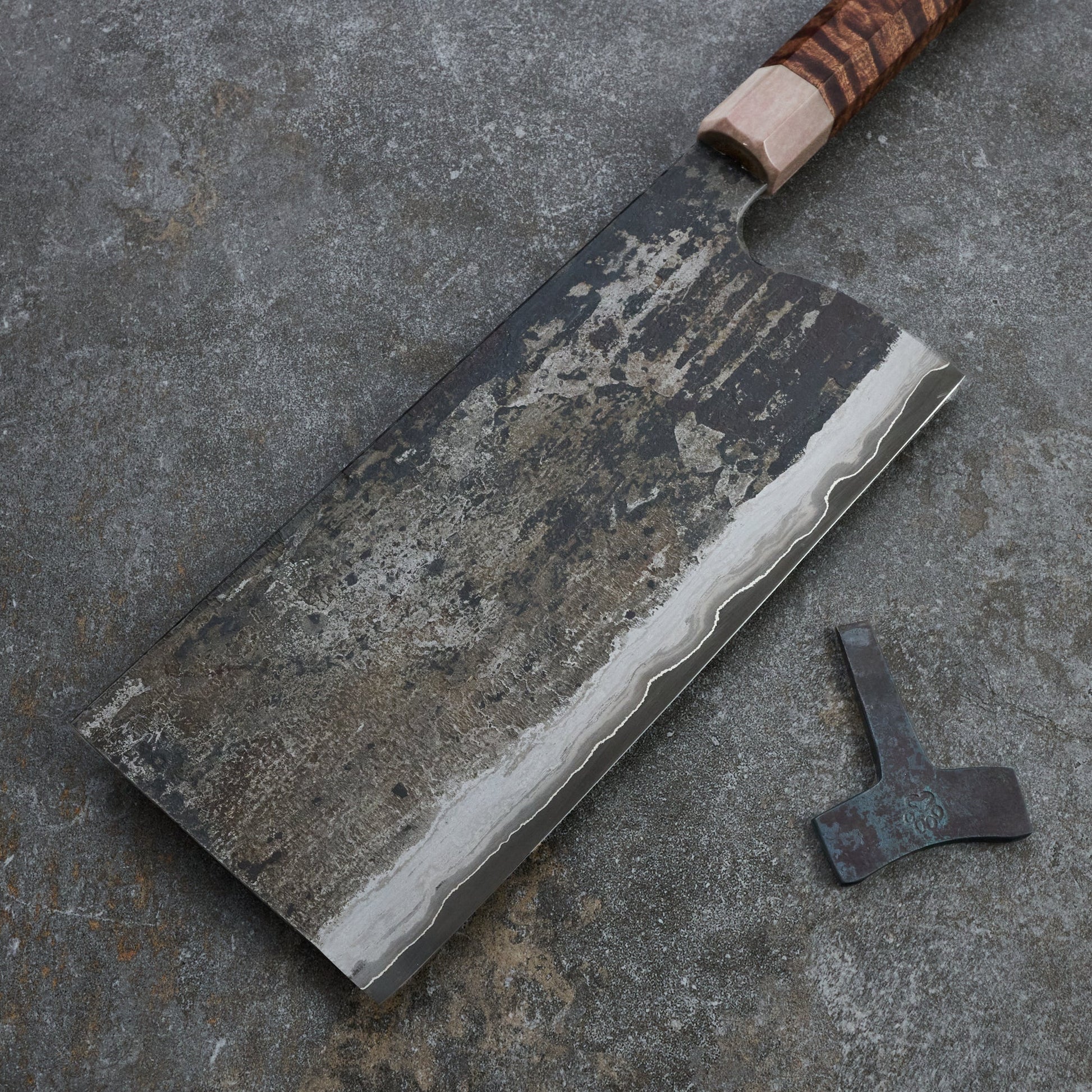 Brook Turner X Isa Smedjan Cleaver 210mm X 100mm Blackwood & Horn Take Down – view 8