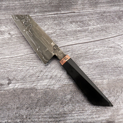 Bunka 135mm OB Go Mai Micarta & Copper – detail view
