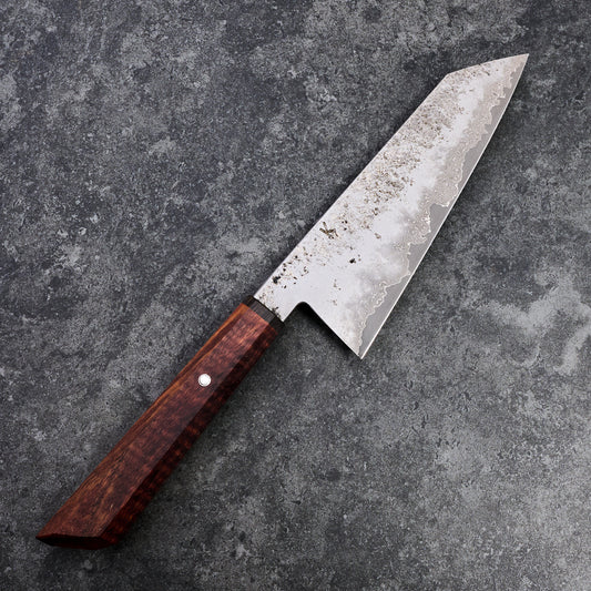 Bunka 163mm Nickel Damascus SanMai 1.2210
