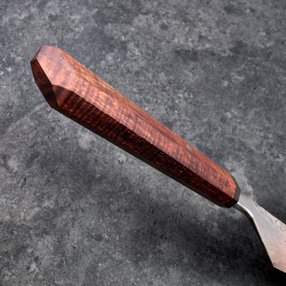 Bunka 163mm Nickel Damascus SanMai 1.2210 – handle detail