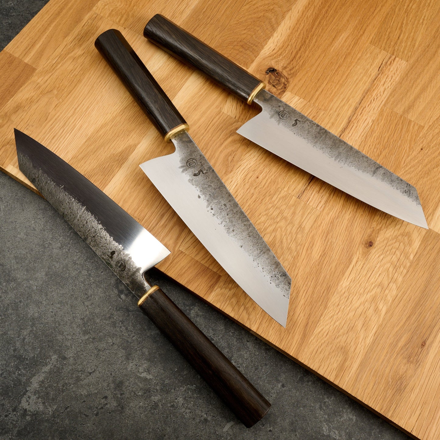Bunka 190mm Ebonised Oak & Brass – view 6