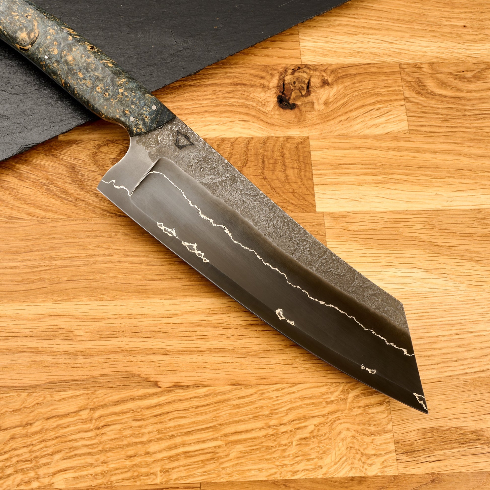 Bunka 190mm 'C' Grind Go Mai 1.2562 – detail view