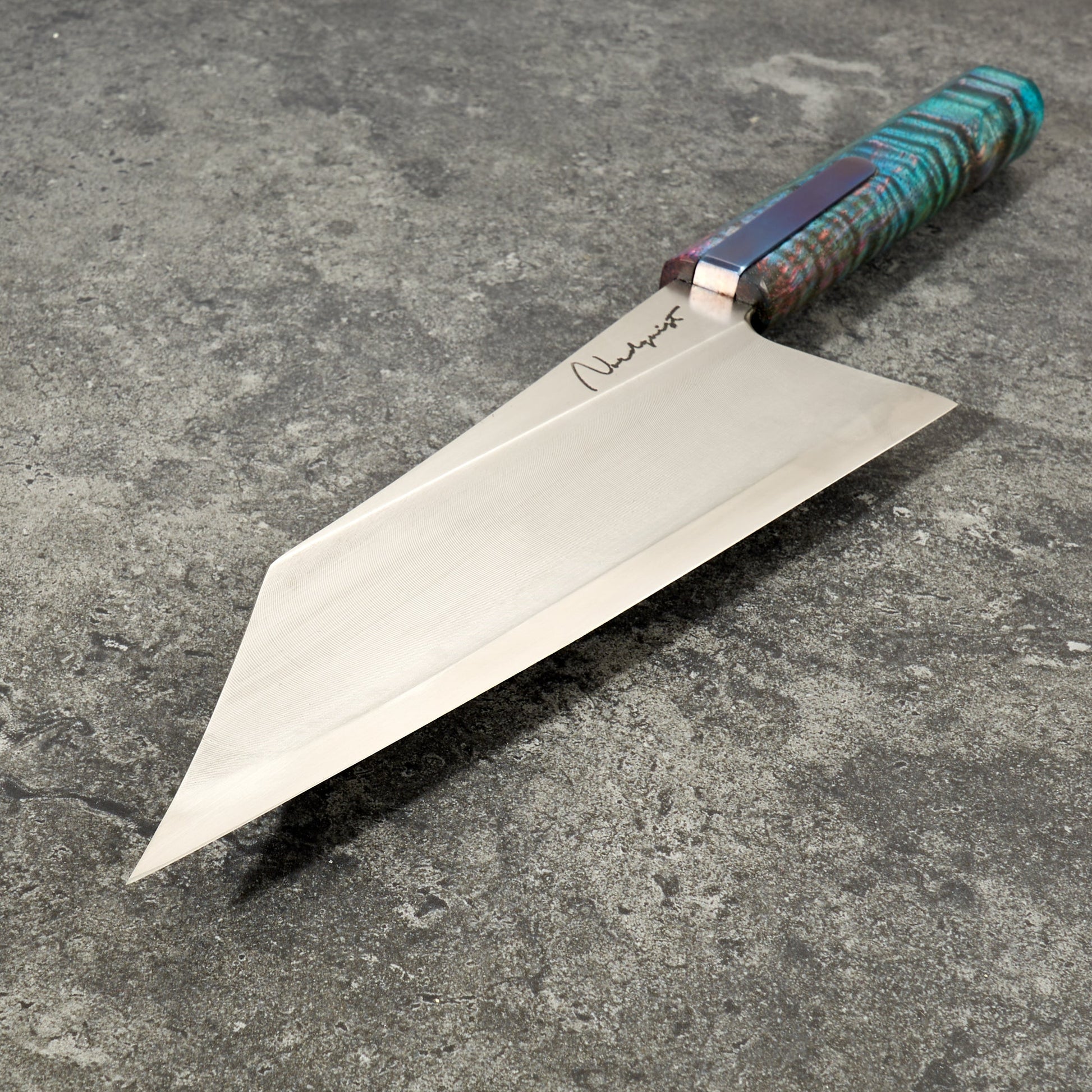 Bunka 210mm 'S' Grind – side profile