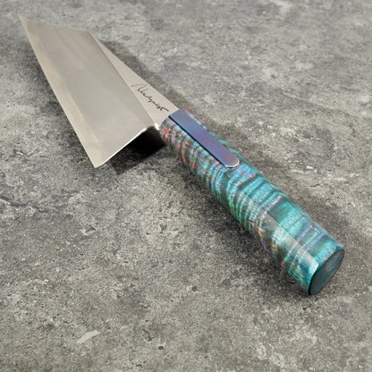 Bunka 210mm 'S' Grind – handle detail