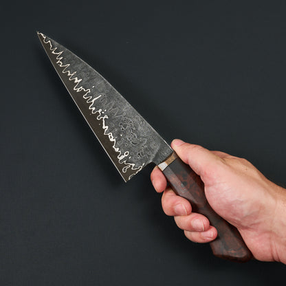 Chef Knife 200mm GoMai Damascus Ni Apex Ultra 'Paragon Series' Desert Ironwood – view 6