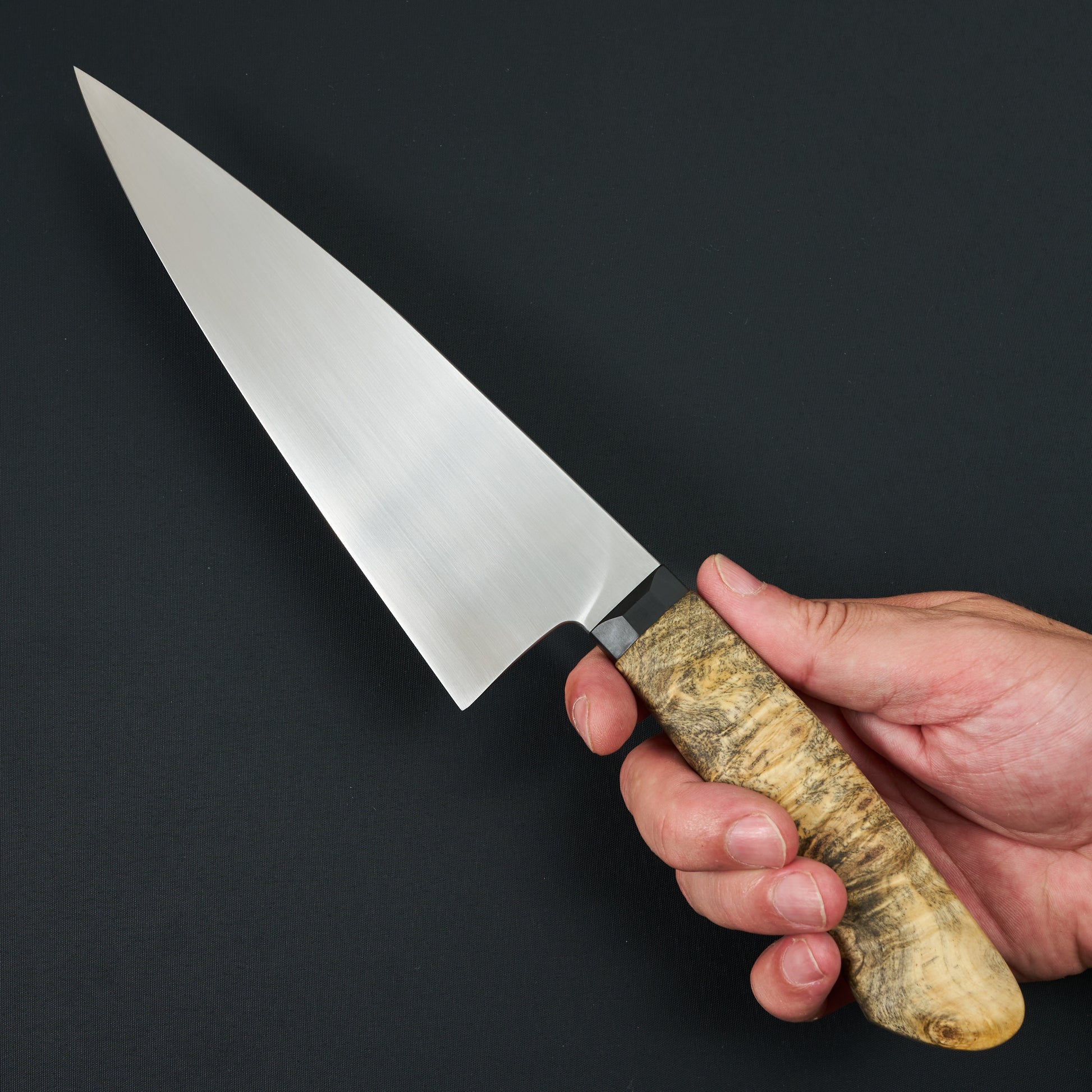Chef Knife 200mm RWL-34 'Paragon Series' Buckeye Burl – view 8