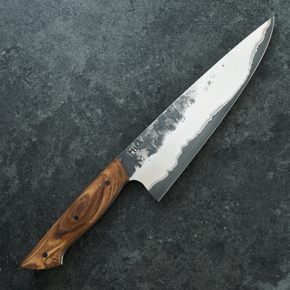 Chef Knife 210mm Stainless GoMai 1.2419 Austrian Ash