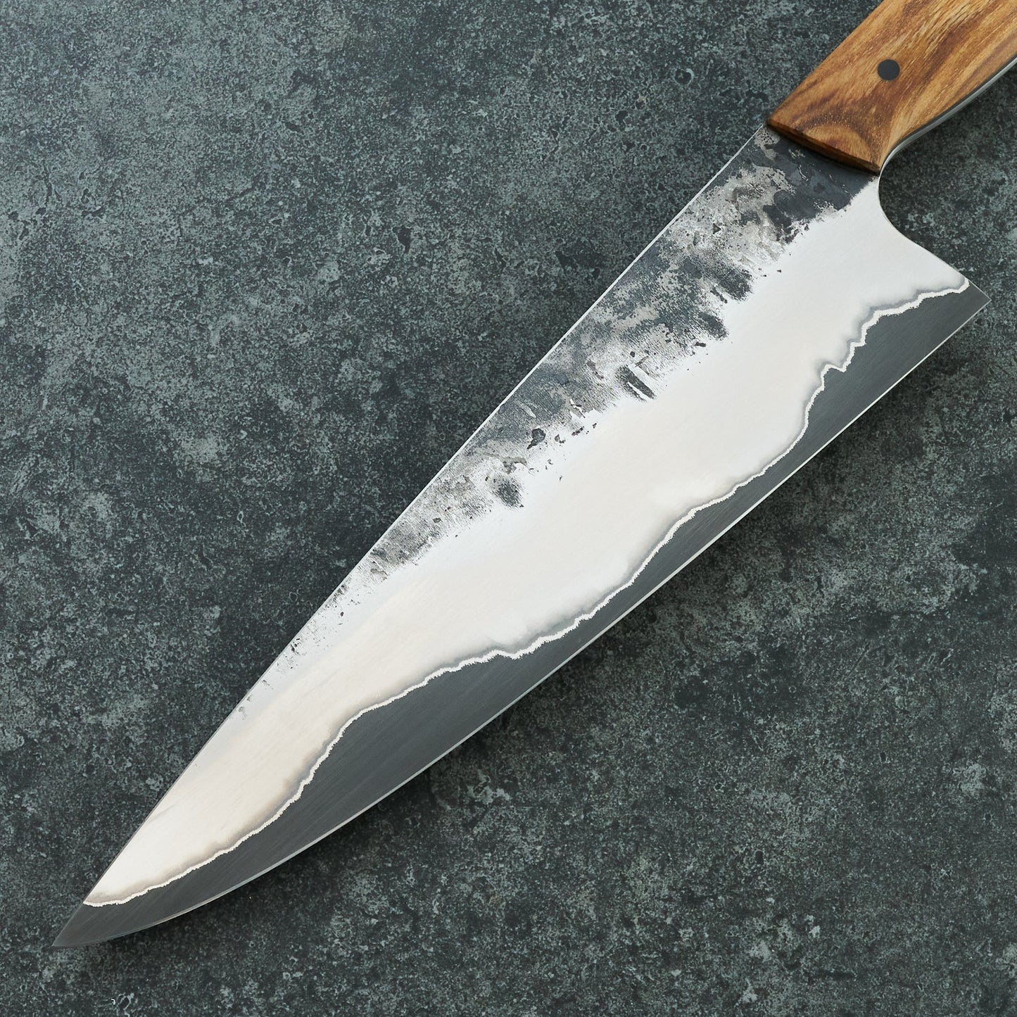 Chef Knife 210mm Stainless GoMai 1.2419 Austrian Ash – detail view