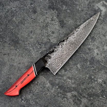 Chef Knife 220mm 50 Layer Full Tang Spalted Beach