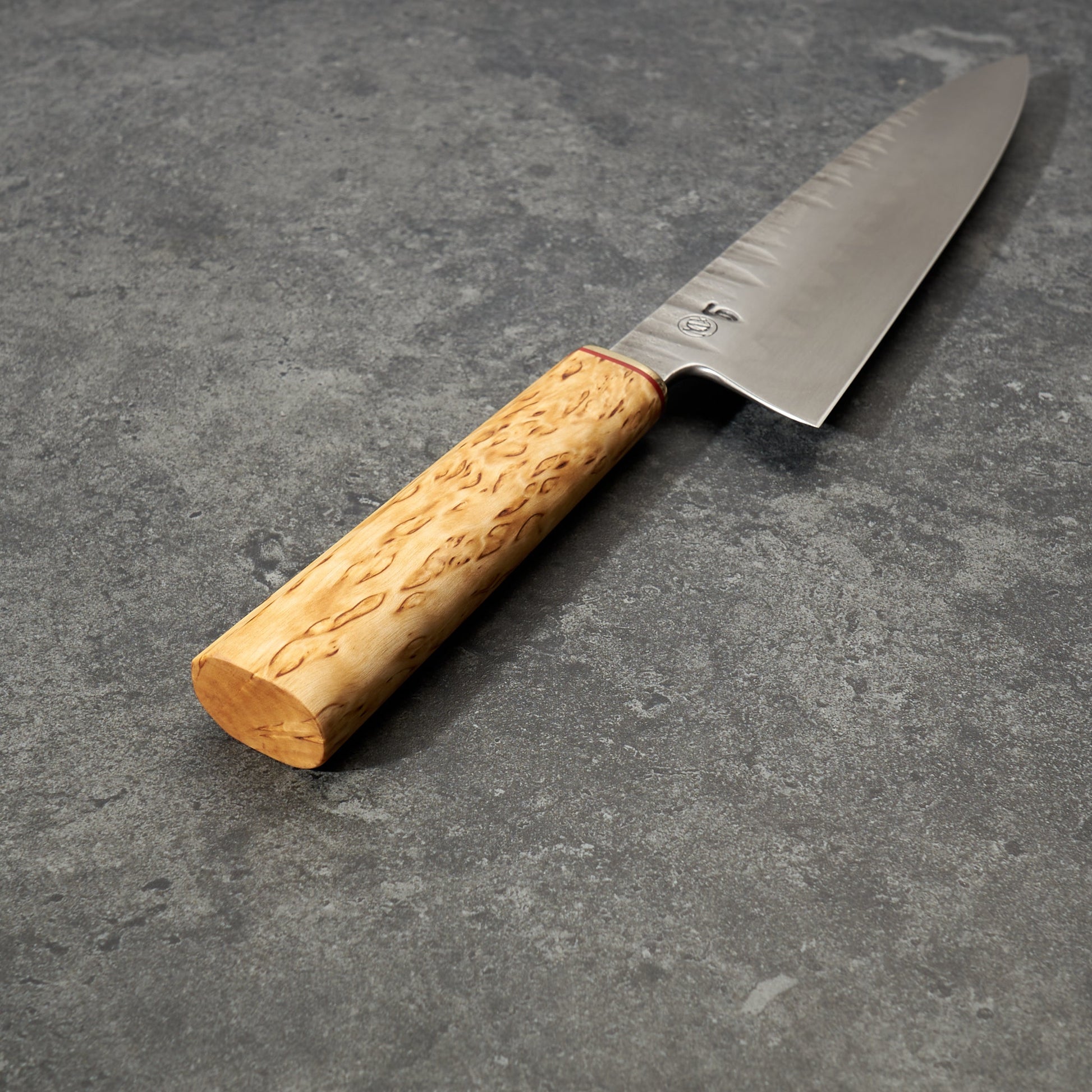 Gyuto 230mm Honyaki by Fredrik Spåre - The Classic! – blade close-up