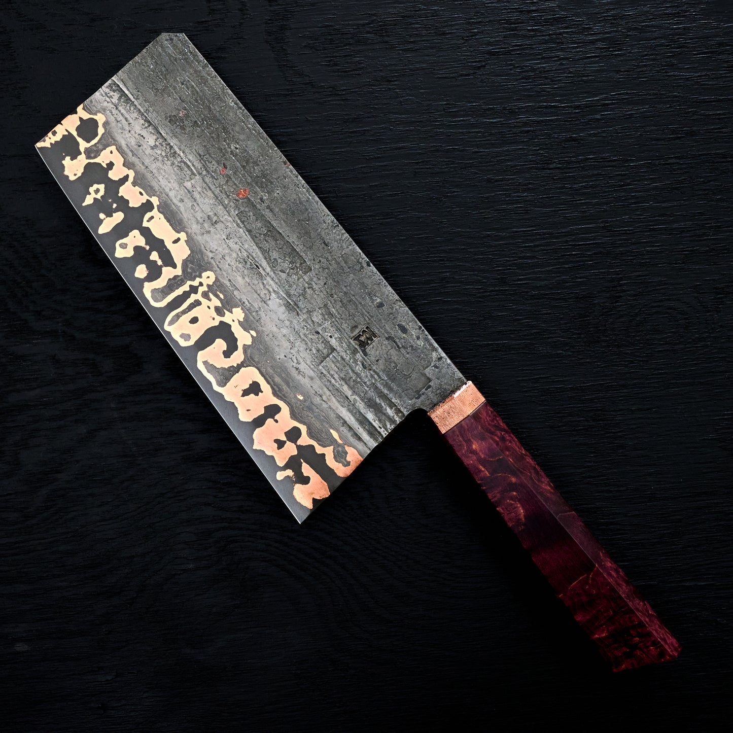 Cleaver 180mm Apex Ultra with Copper & Wrought Iron Cladding