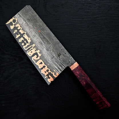Cleaver 180mm Apex Ultra with Copper & Wrought Iron Cladding