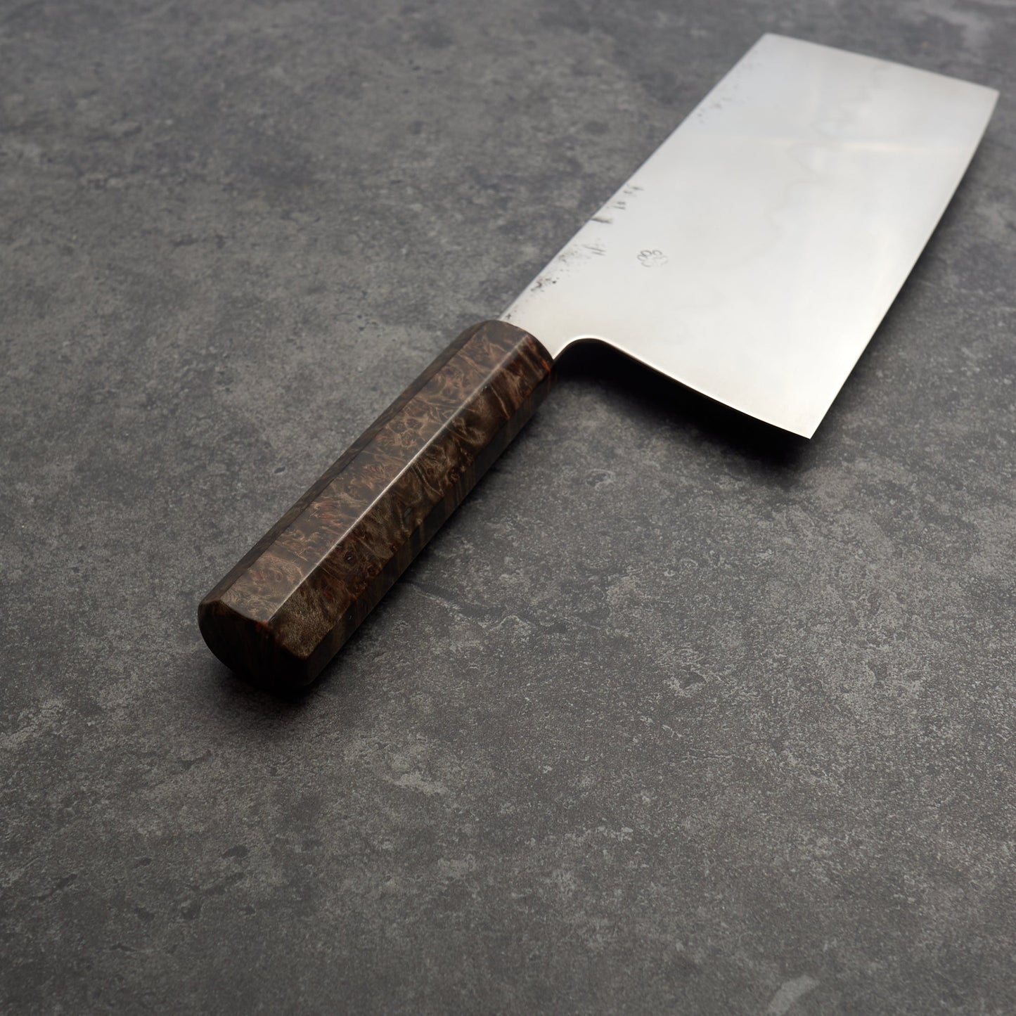 Cleaver 190mm X 85mm Honyaki 135cr3 – handle detail