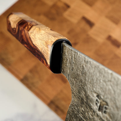 Cleaver 190mm x 100 GoMai Wrought Iron, Nickel, 52100 – view 6