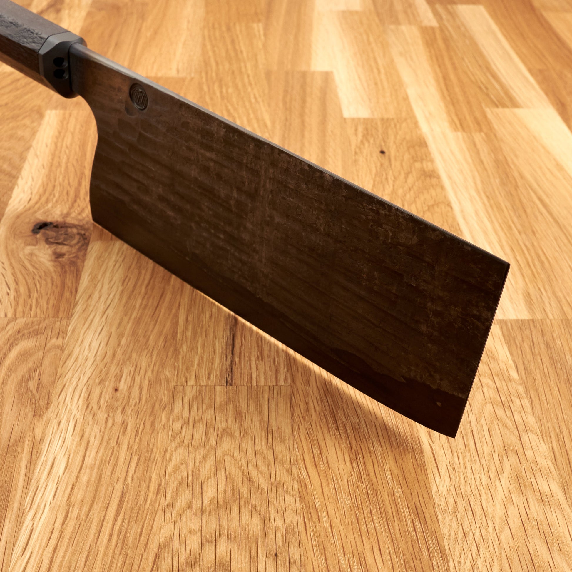 Cleaver 200mm X 80mm 'Wave' texture, Blacked Out – view 7