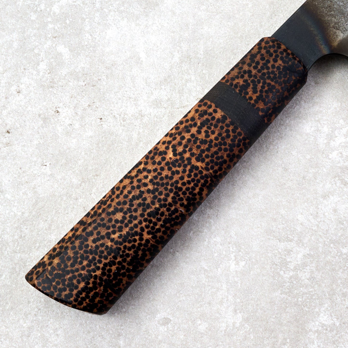 Nakiri 180mm Silver Line 1.2419 – handle detail