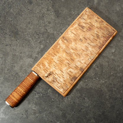 Cleaver 225mm X 105mm Honyaki 'S' Grind Birchbark & Stainless – view 8